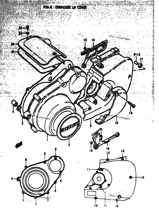 Crancase Lh Cover