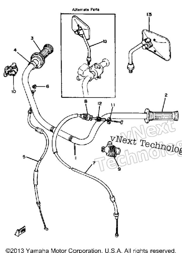 Handlebar Cable