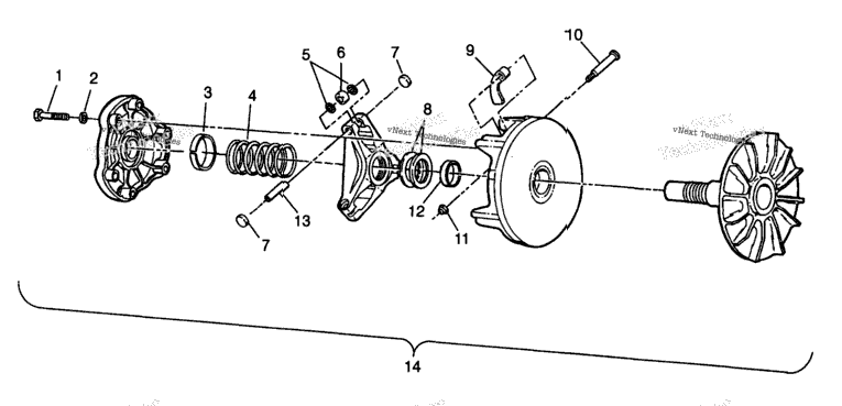 Drive Clutch Xplorer 400L