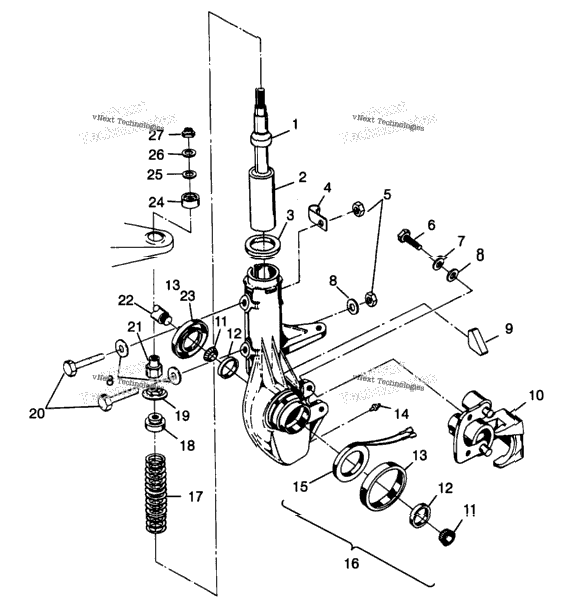 Front Strut Xplorer 400L
