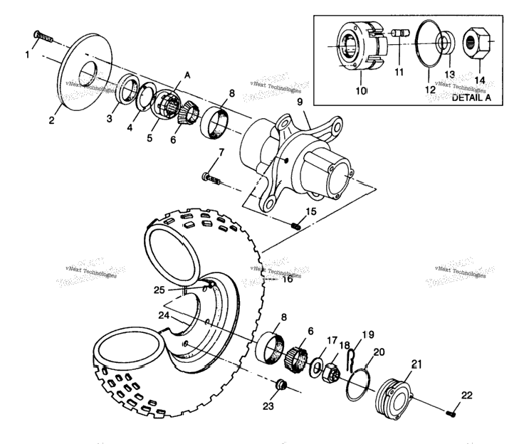 Front Wheel Xplorer 400L