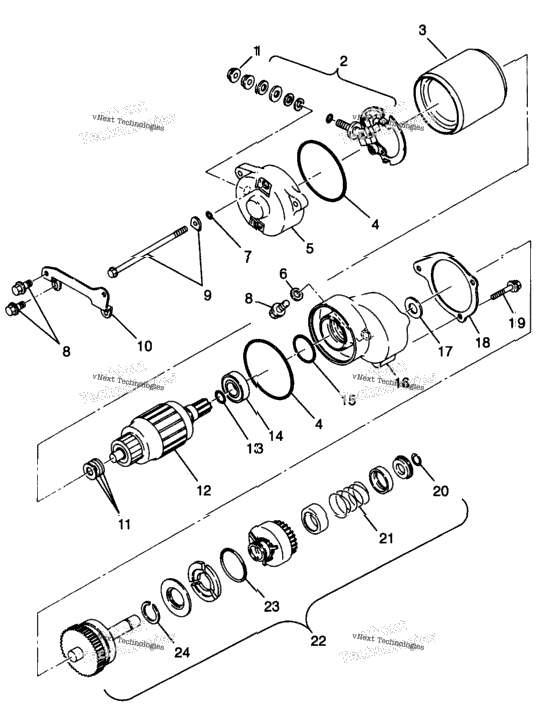 Starting Motor Xplorer 400L