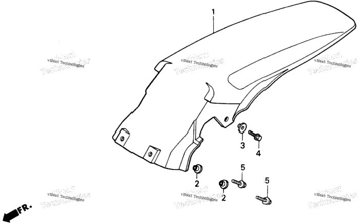 Rear Fender 91-97