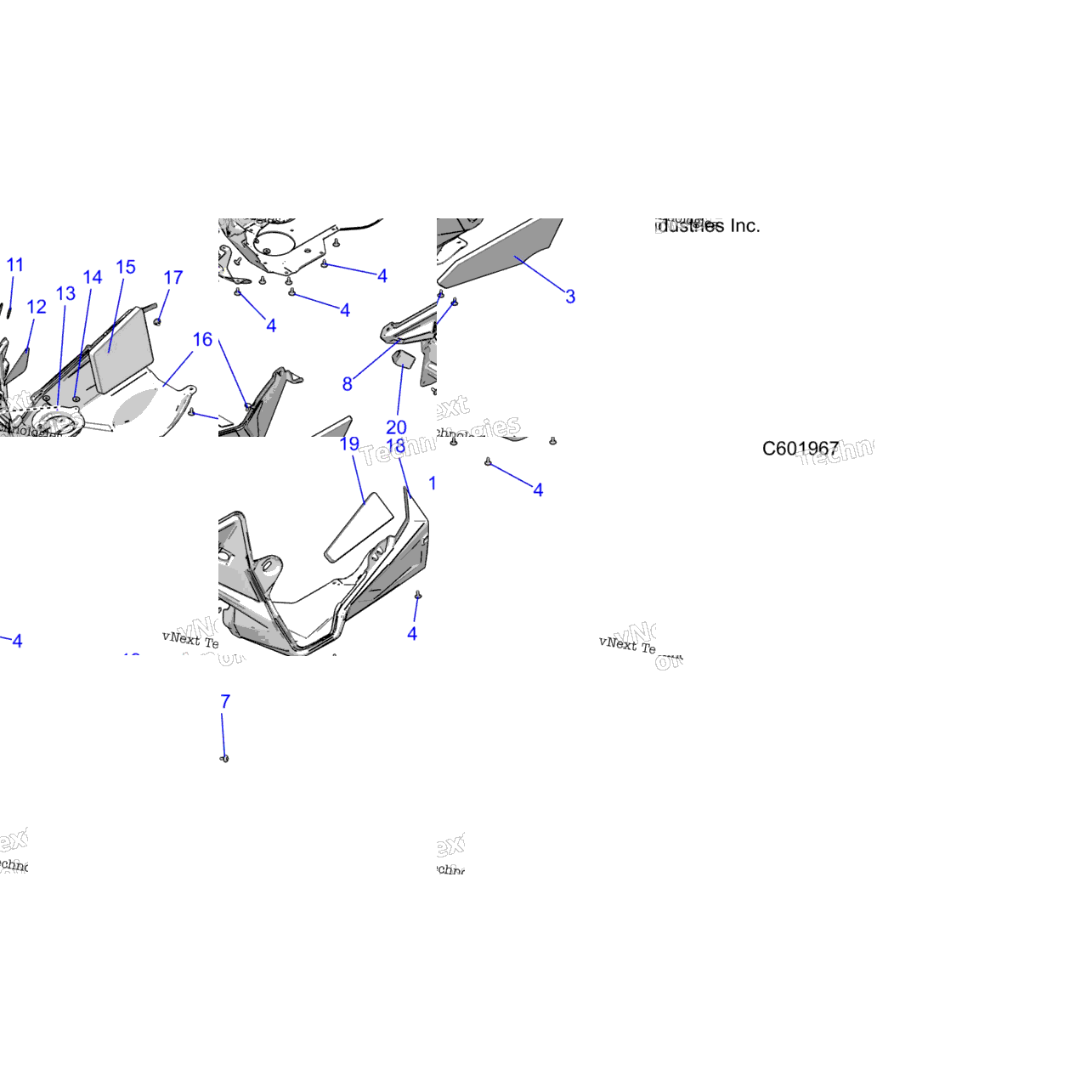 Body, Nosepan Asm./Fenders