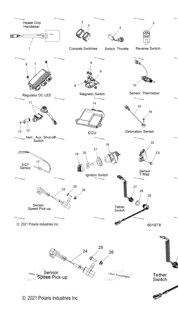 Electrical, Switches, Sensors & Components