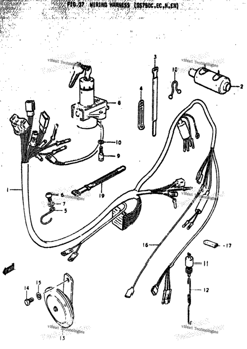 Wiring Harness (Gs750c