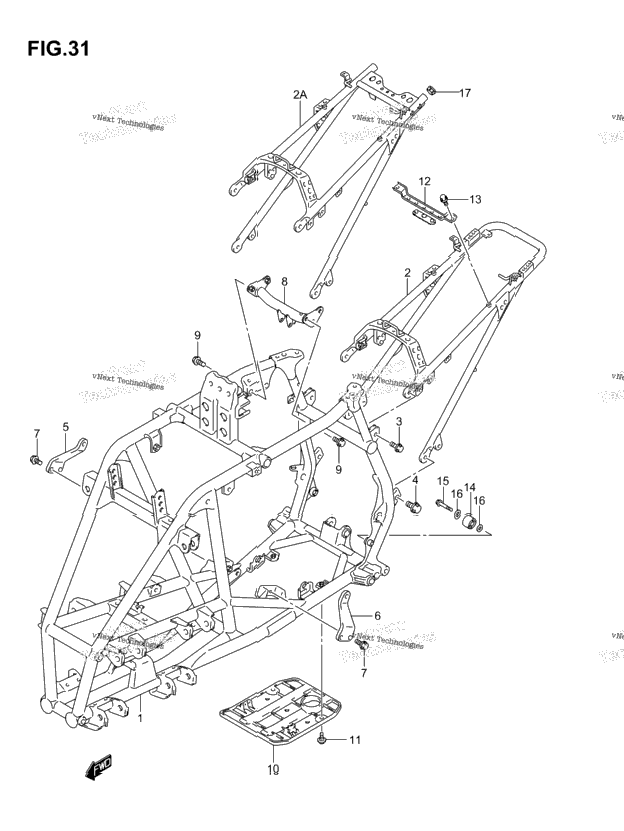 Frame (Model K3/K4)