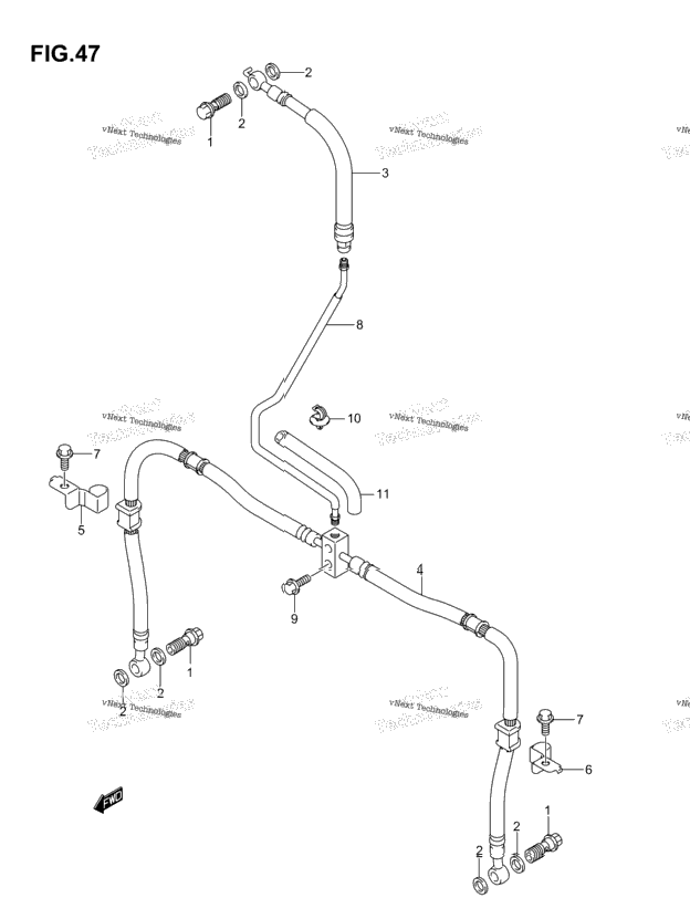 Front Brake Hose