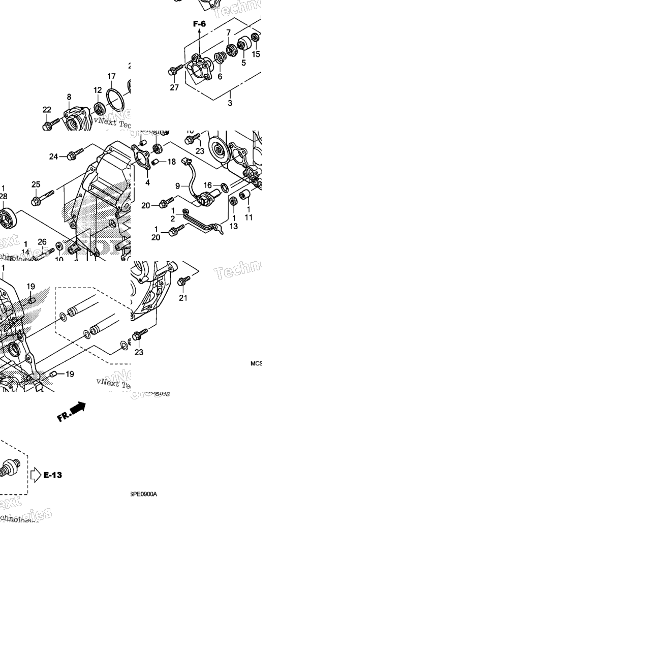 Rear Crankcase Cover