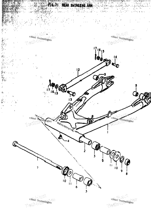 Rear Swinging Arm