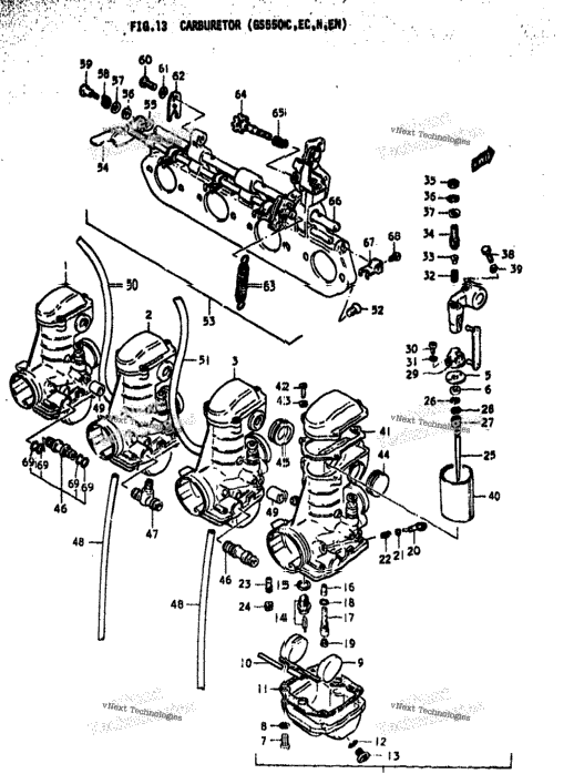 Carburetor (Gs550c.Ec.N.En)