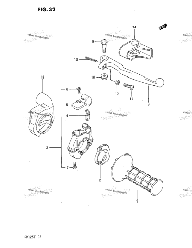 Right Handle Switch (Model F)