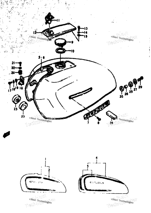 Fuel Tank (Gs550n