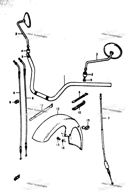 Handlebar - Front Fender