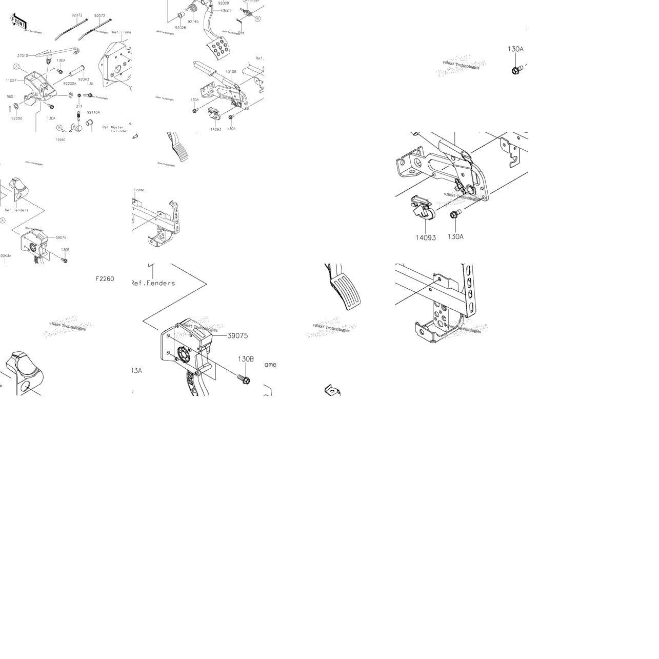 Brake Pedal/Throttle Lever
