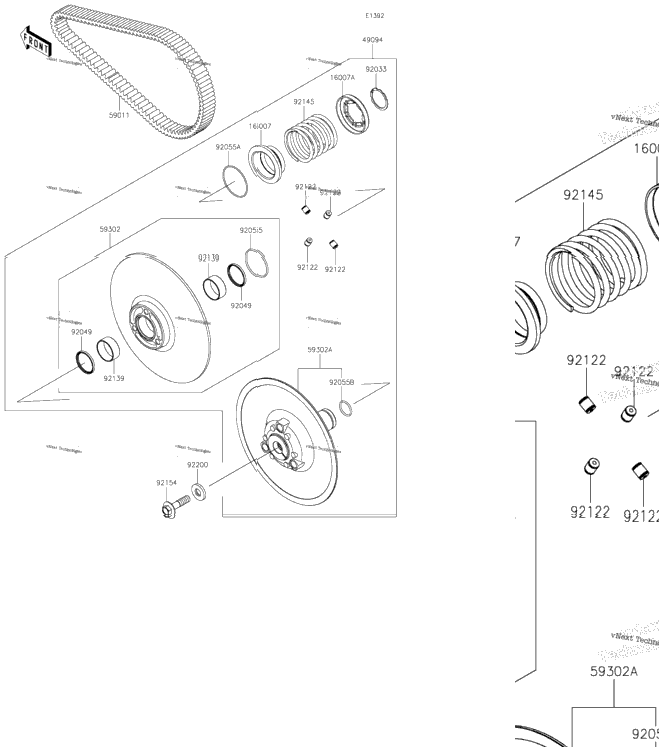 Driven Converter/Drive Belt