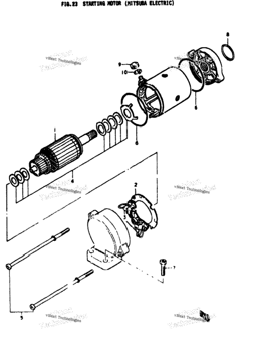 Starting Motor (Mitsuba Electric)