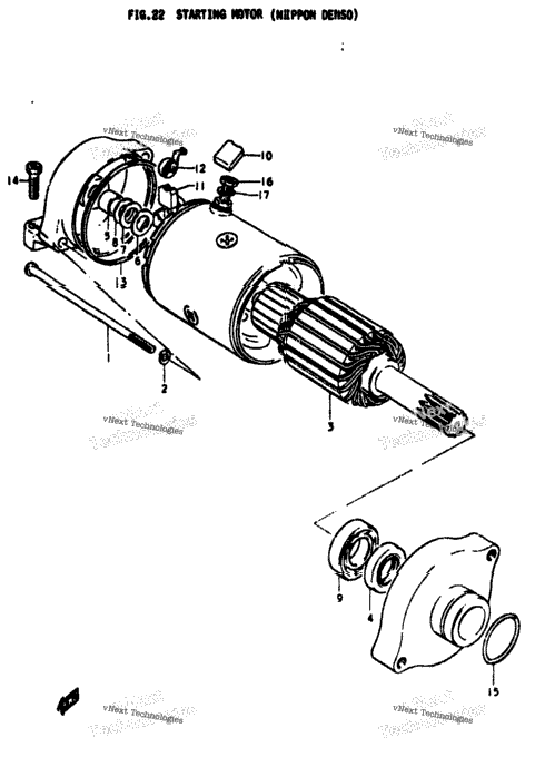 Starting Motor (Nippon Denso)
