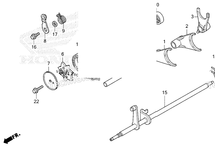 Gearshift Fork
