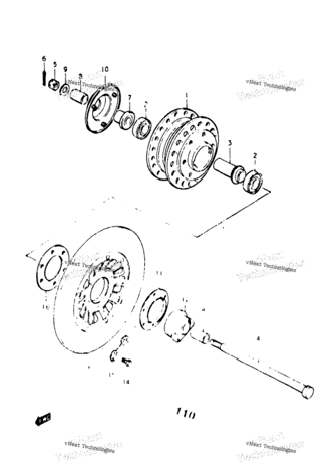 Front Hub (Gs400b)