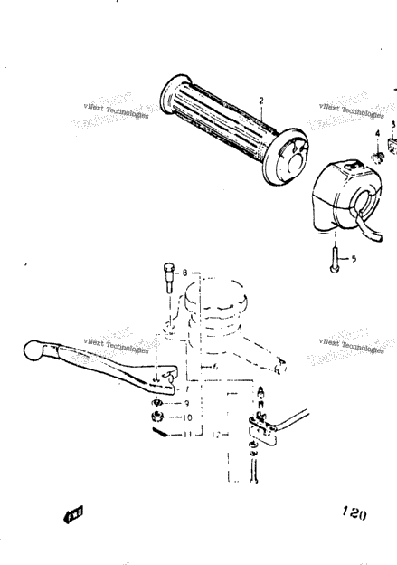 Rh Handle Switch (Gs400b)