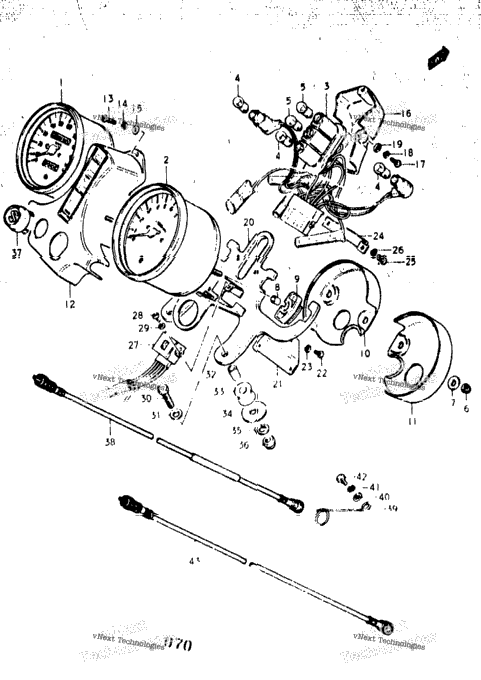 Speedometer - Tachometer (Gs400b)
