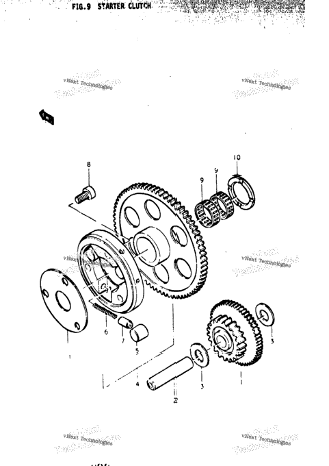 Starter Clutch (Gs400b)