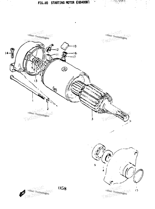 Starting Motor (Gs400b)