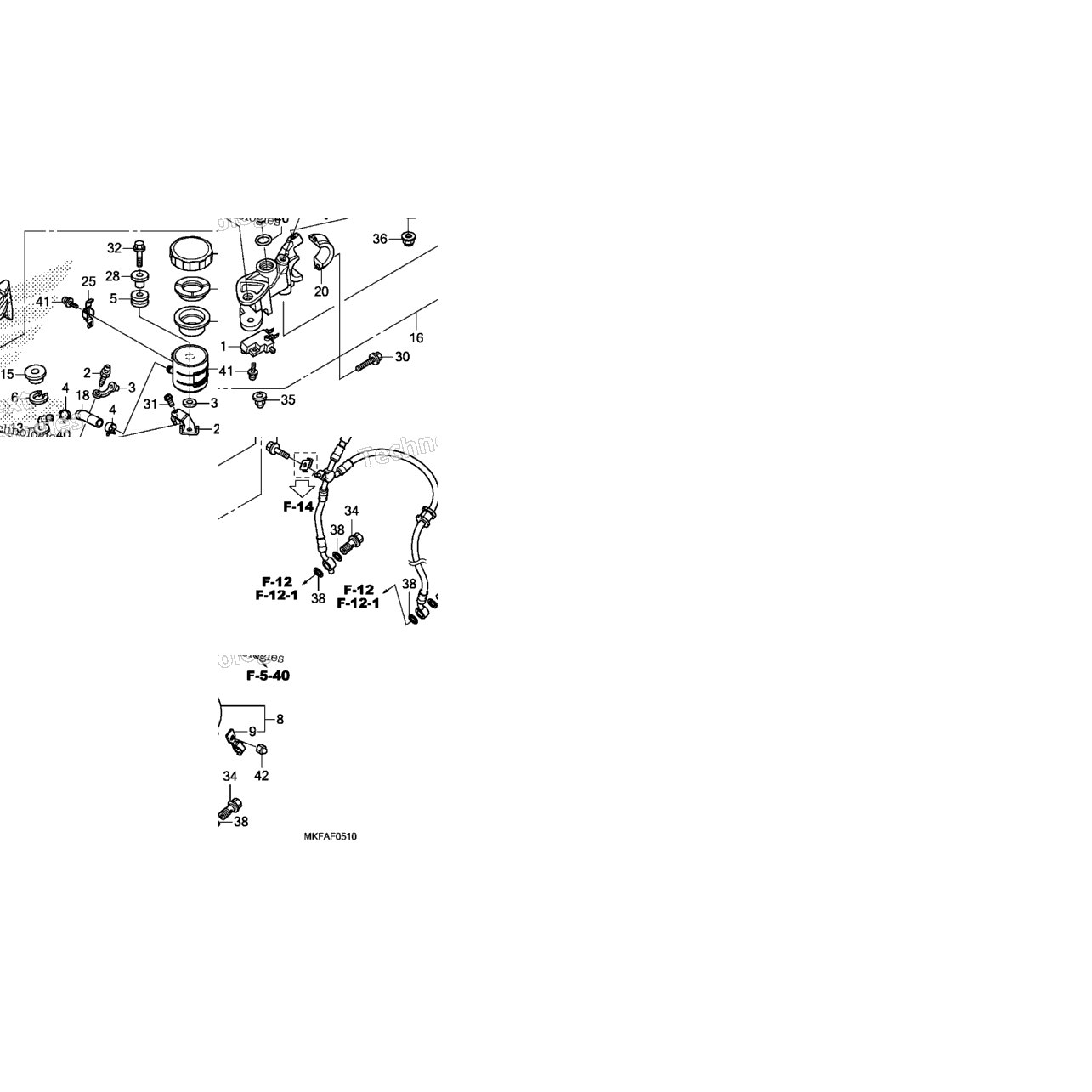 Front Brake Master Cylinder (2)