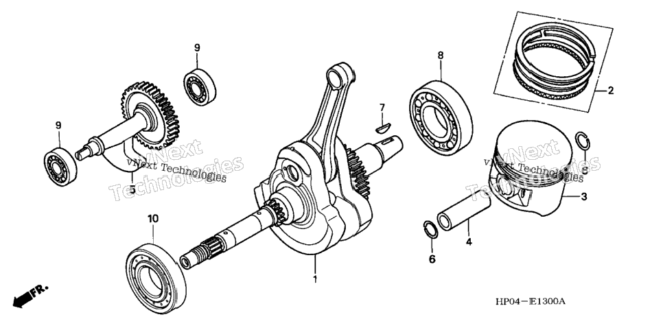 Crankshaft + Piston
