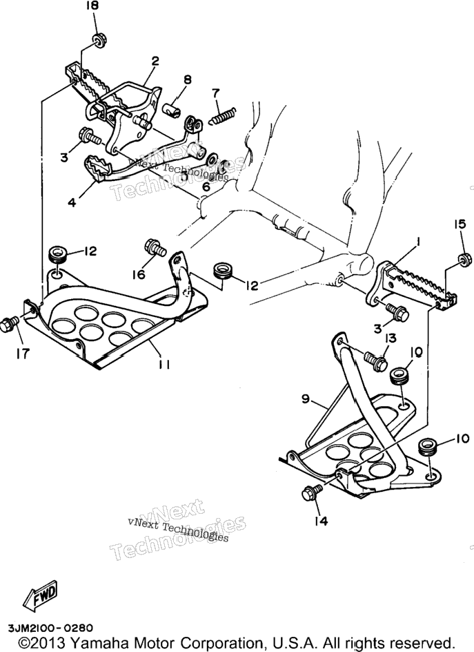 Stand Footrest