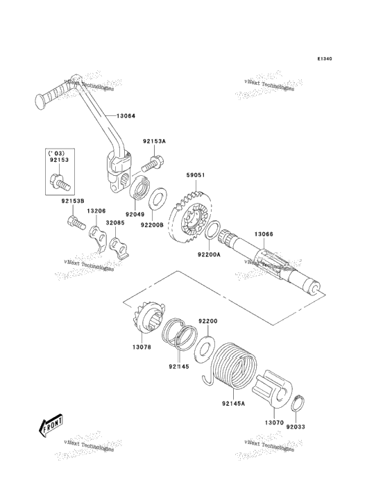 Kickstarter Mechanism
