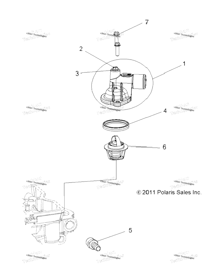 Engine, Thermostat & Cover