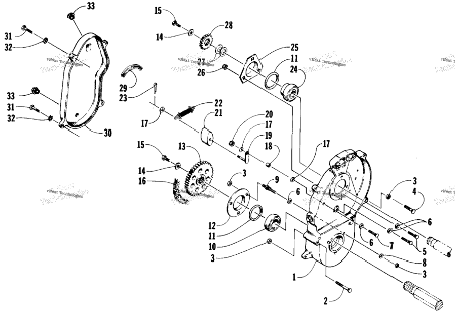 Drive/Dropcase Assembly
