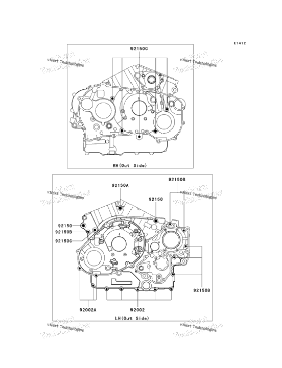 Crankcase Bolt Pattern