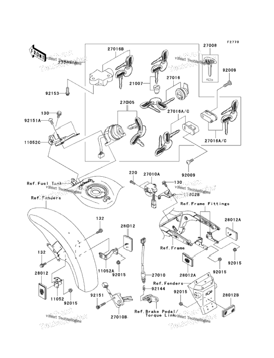 Ignition Switch/Locks/Reflectors
