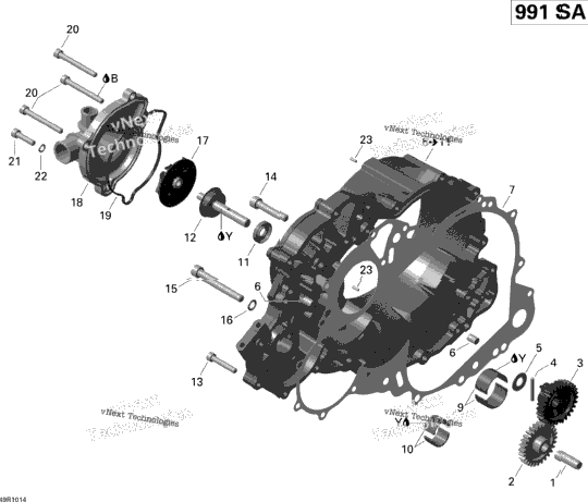 Clutch Cover And Water Pump