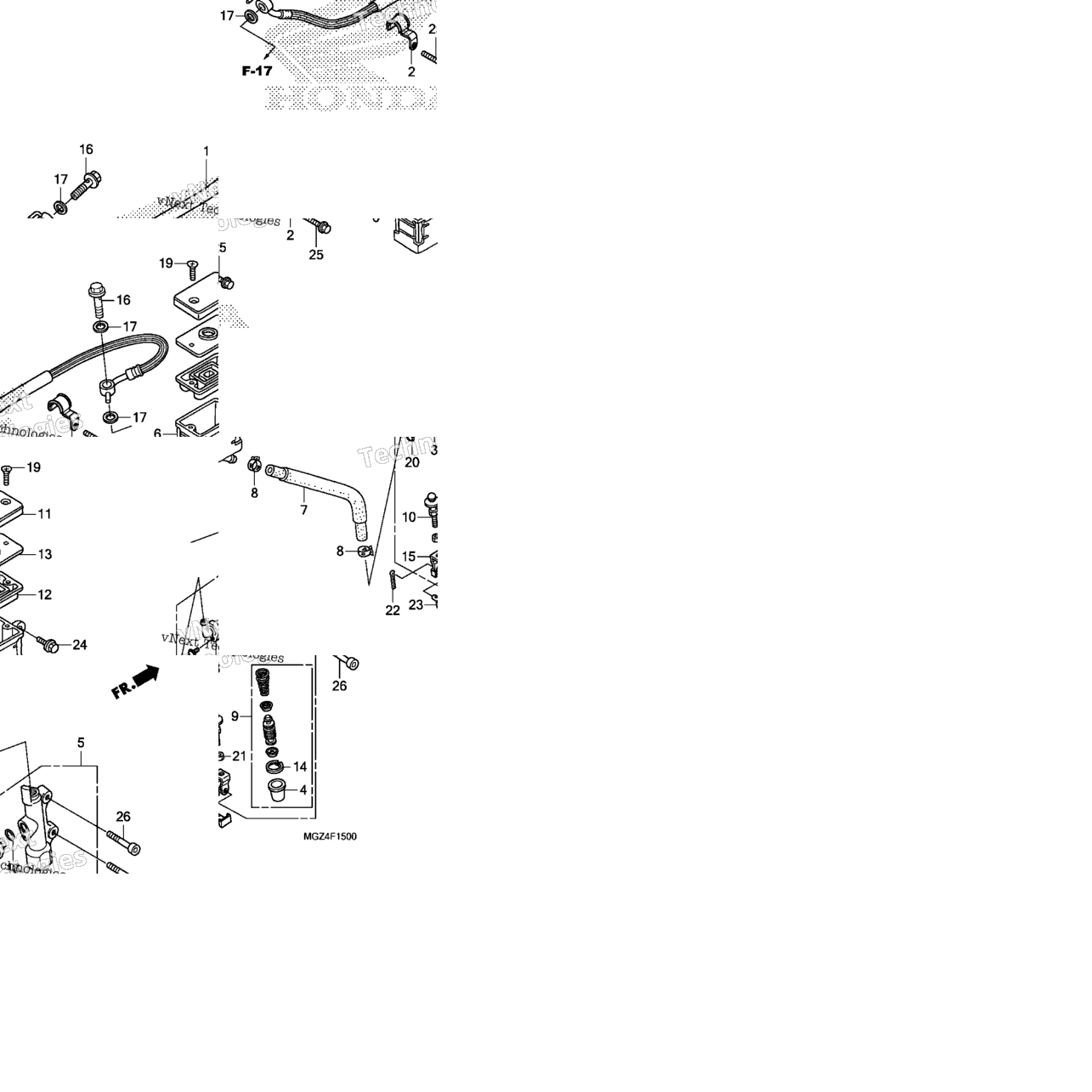 Rear Brake Master Cylinder (1)