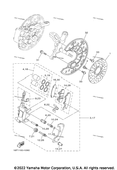 Front Brake Caliper