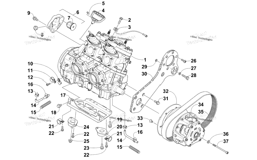 Engine And Related Parts