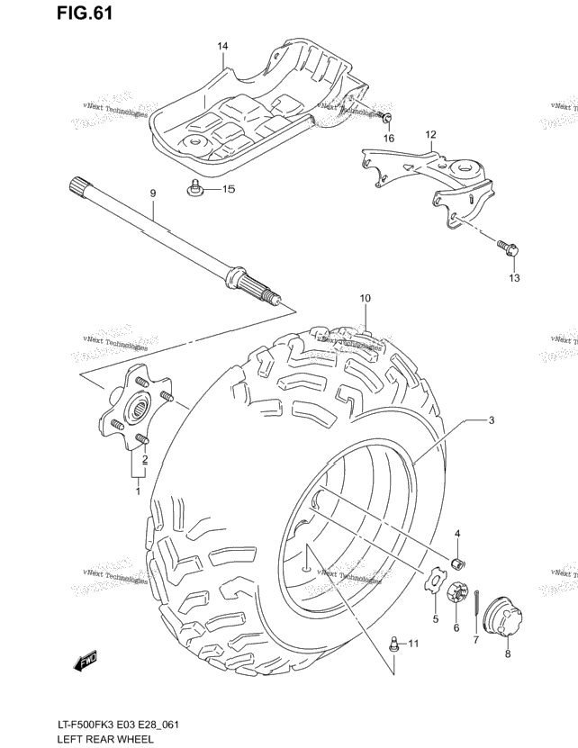 Left Rear Wheel