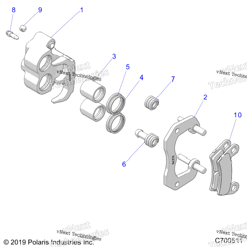 Brakes, Rear Caliper