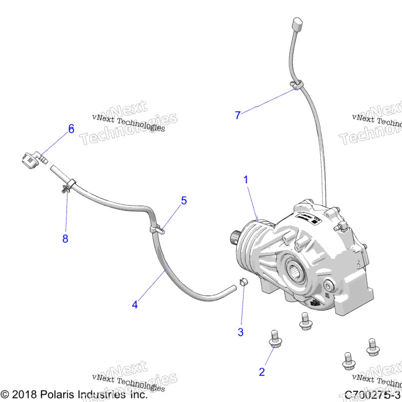 Drive Train, Front Gearcase Mounting