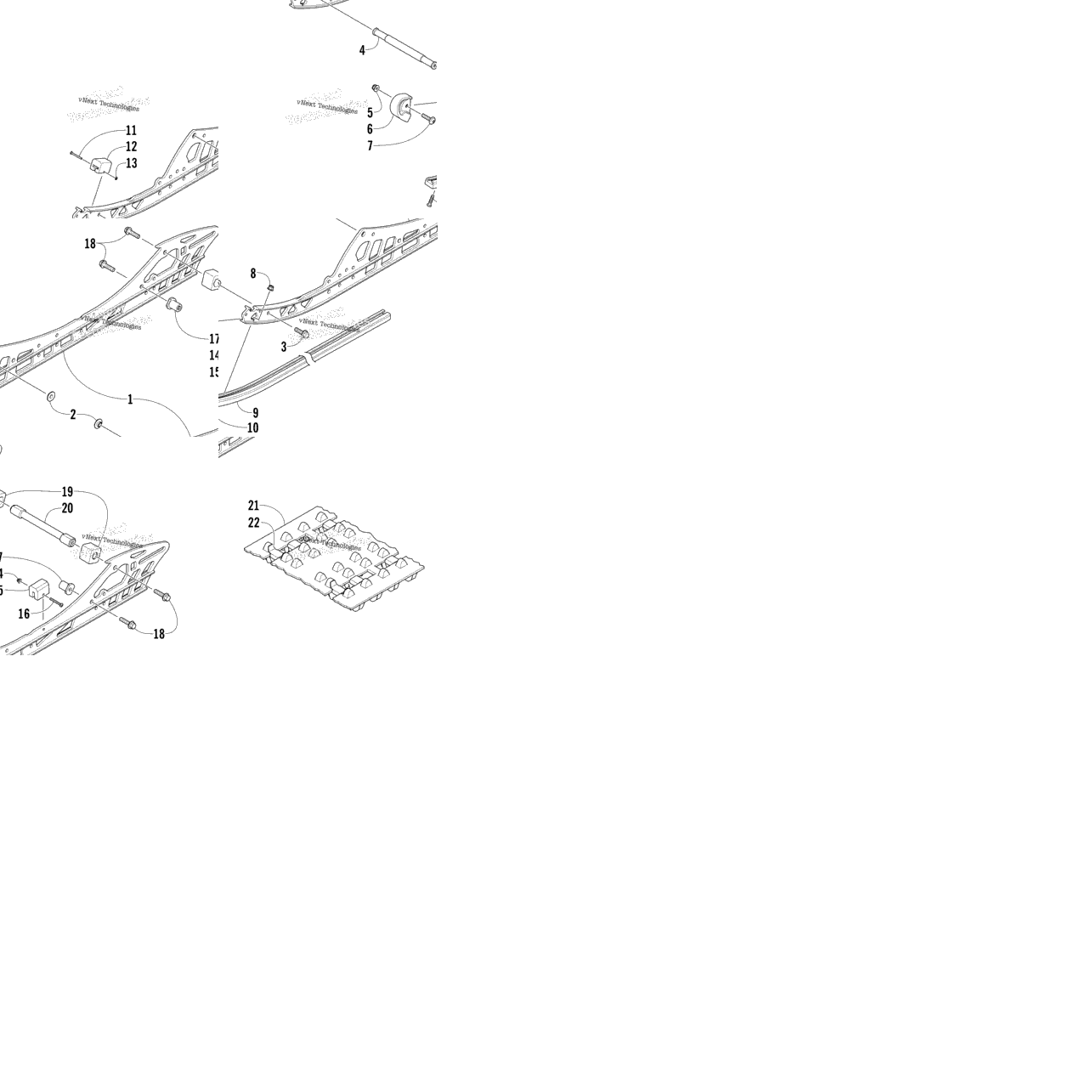 Slide Rail And Track Assembly