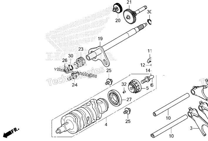 Gearshift Fork (Transmission)
