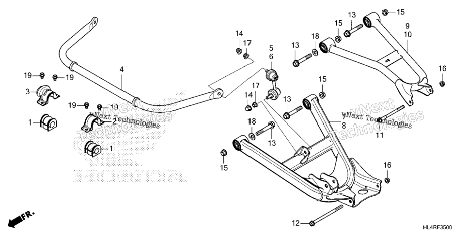 Rear Arm@Rear Stabilizer