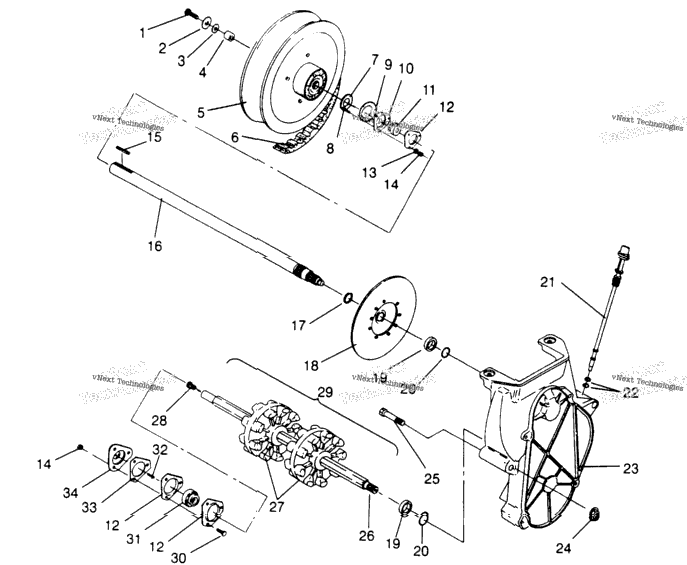 Drive Train Xlt Rmk 0960956, Xlt Sks & European Xlt Sks E960556