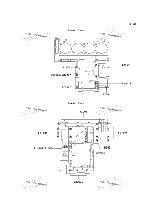Crankcase Bolt Pattern
