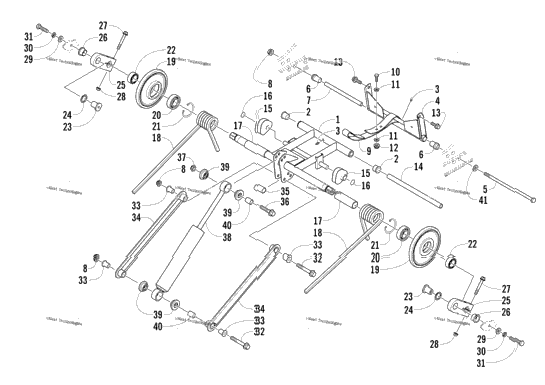 Rear Suspension Rear Arm Assembly
