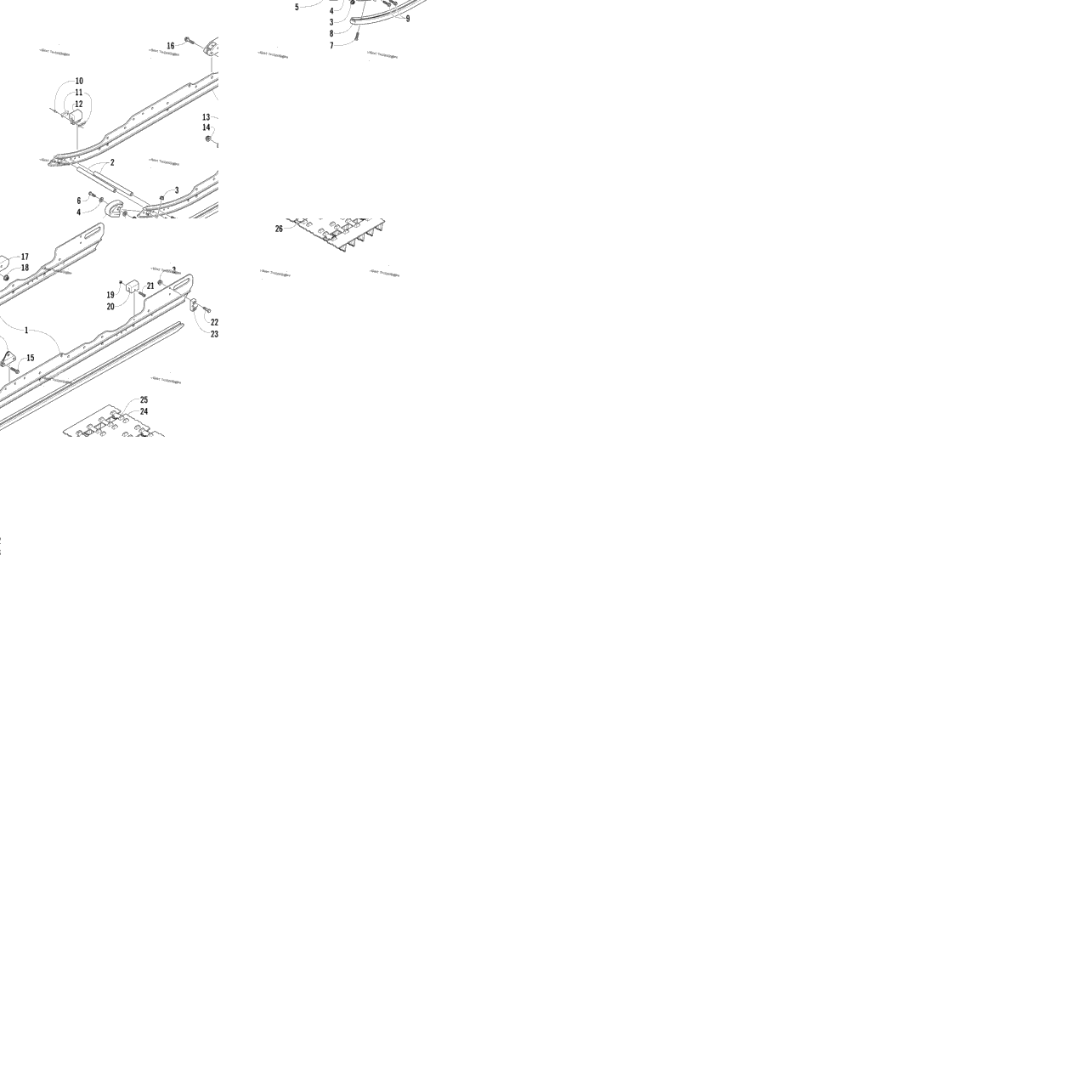 Slide Rail And Track Assembly